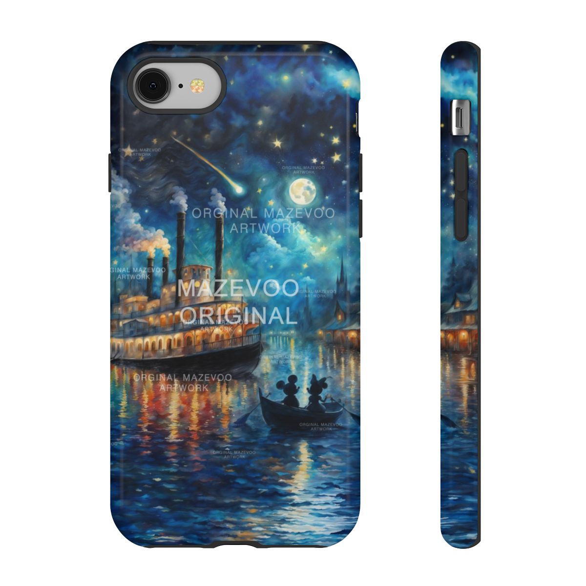 Mickey and Minnie: Romance on the River Phone Case
