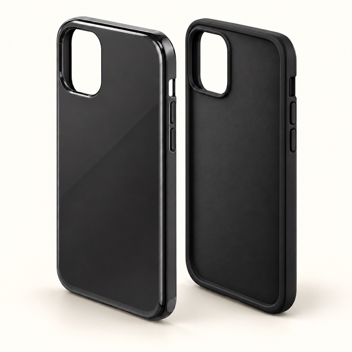 Polycarbonate shell and TPU liner shown in matching orientation