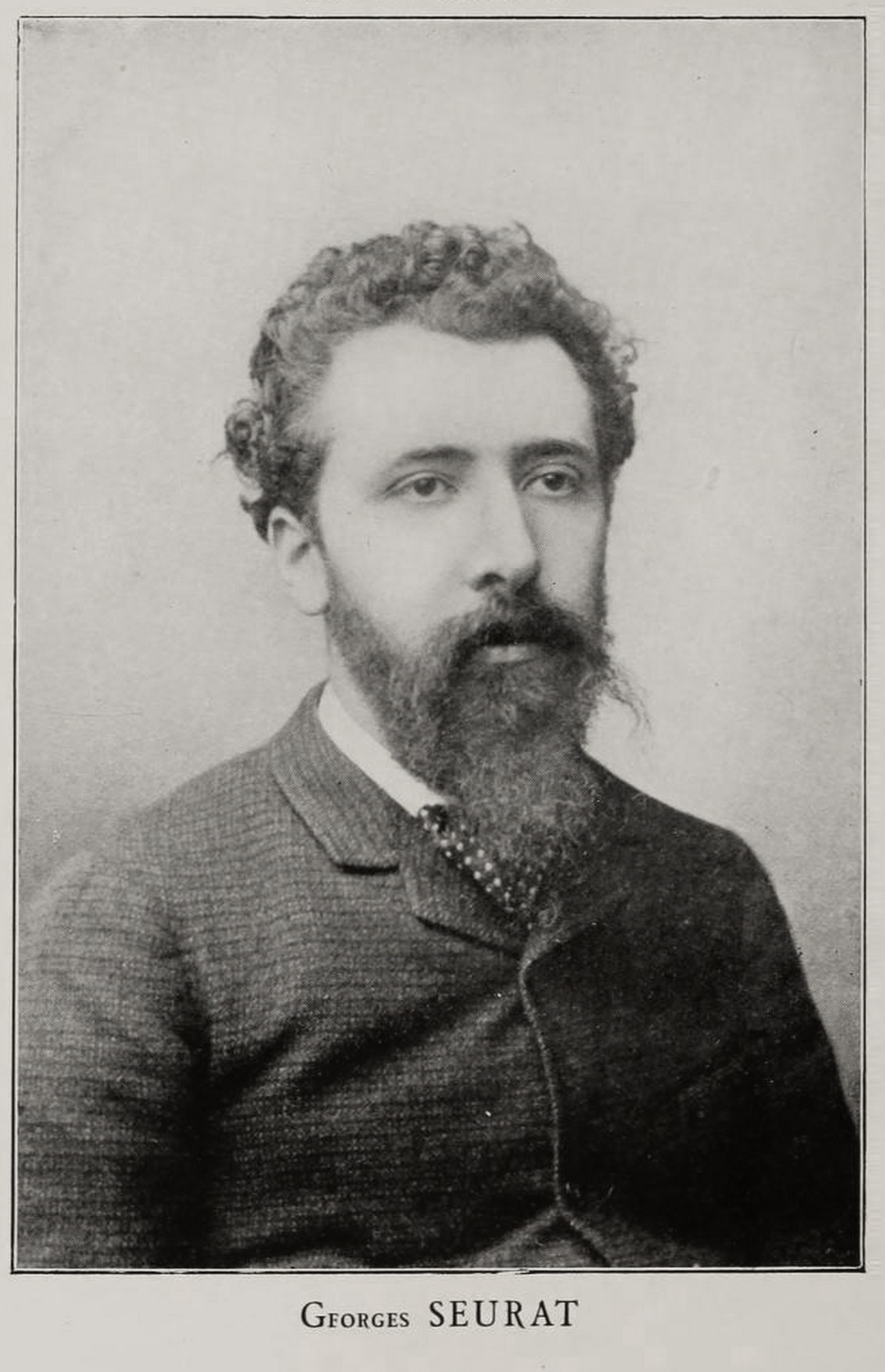 Georges Seurat, photographed in 1888. Photographer unidentified.