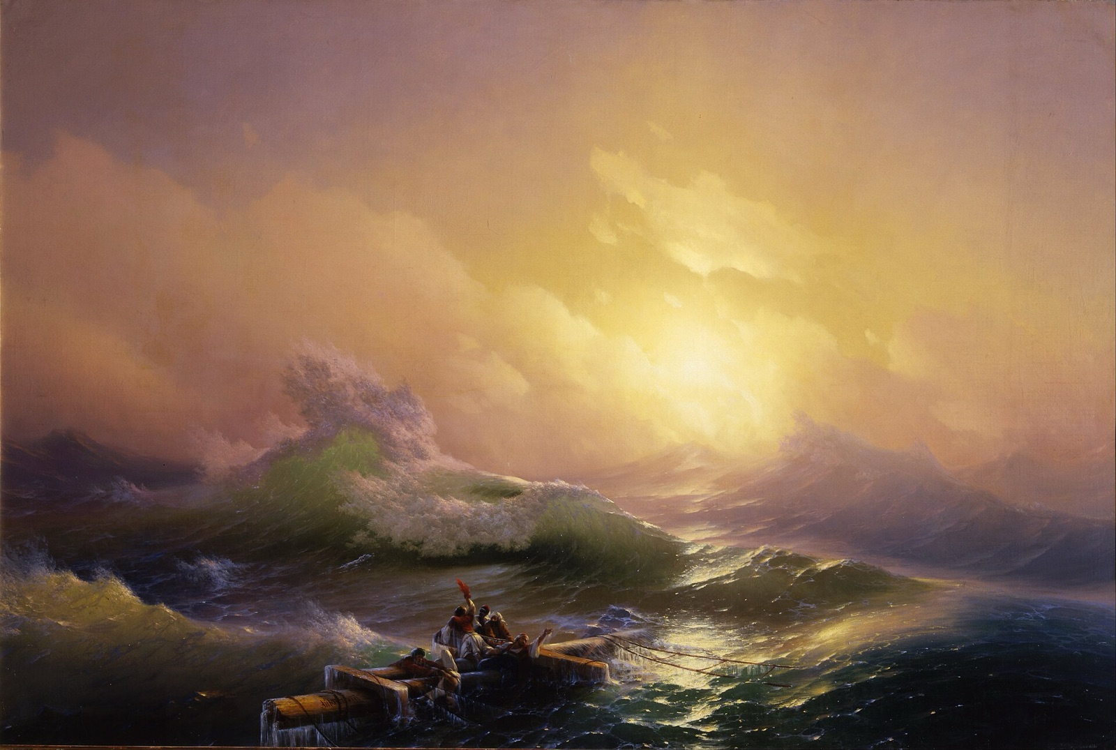 Ivan Aivazovsky, The Ninth Wave, 1850.