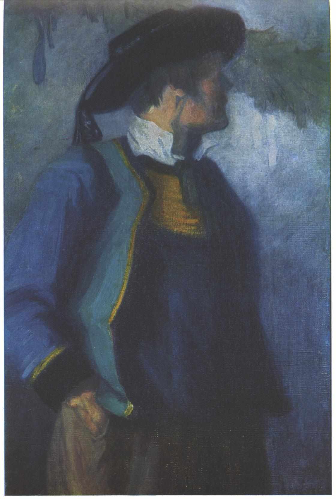 Franz Marc, Self-Portrait in Breton Costume, 1904.