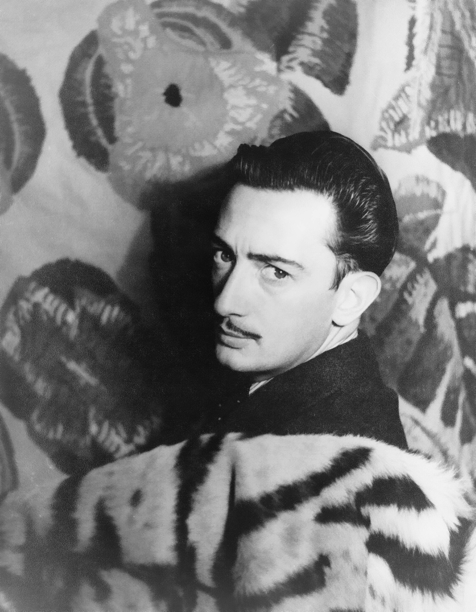 Salvador Dalí, photographed by Carl Van Vechten, 1939.