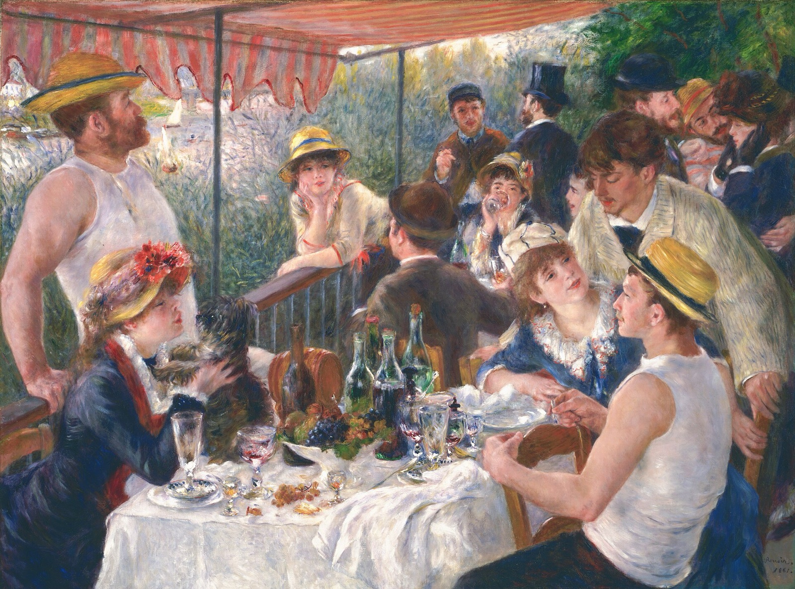 Pierre-Auguste Renoir, Luncheon of the Boating Party, 1880–1881.