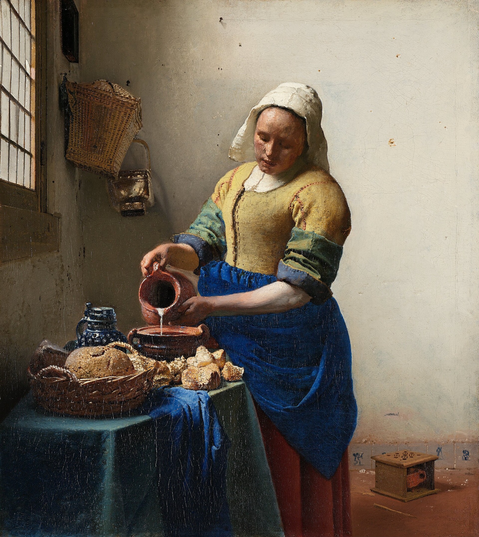 Johannes Vermeer, The Milkmaid.