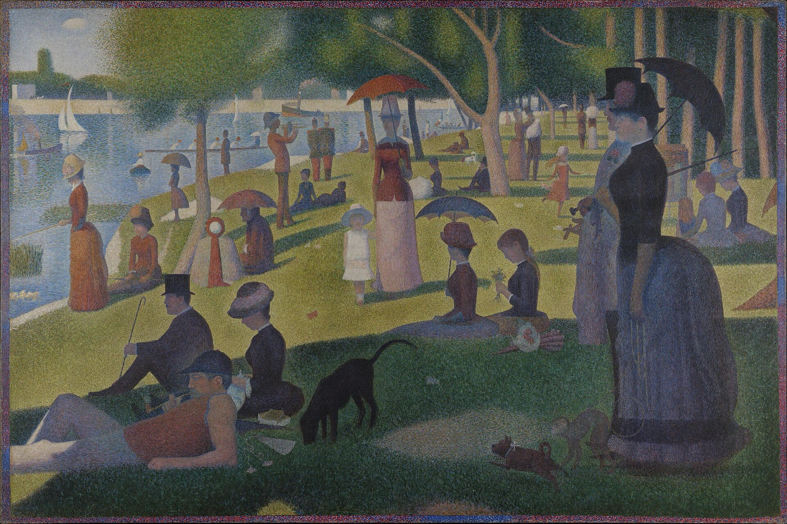 Georges Seurat, A Sunday on La Grande Jatte — 1884.