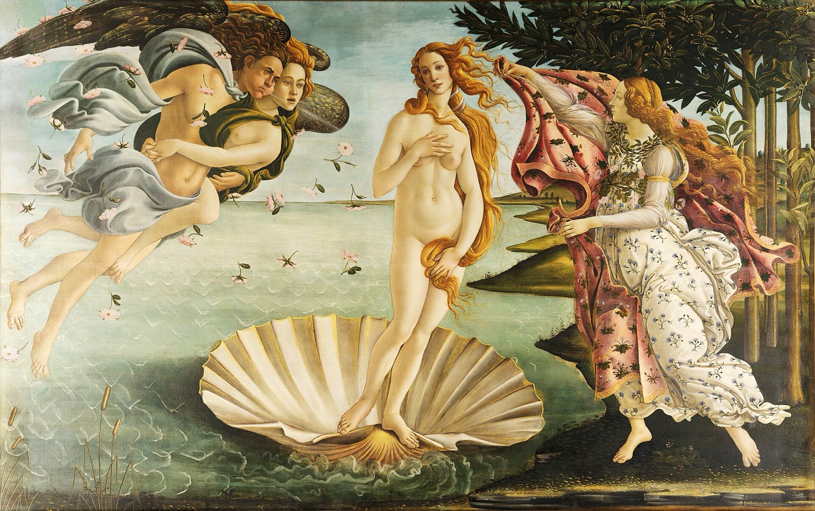 Sandro Botticelli, The Birth of Venus.