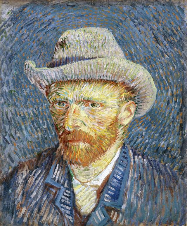 Self-portrait of Vincent van Gogh