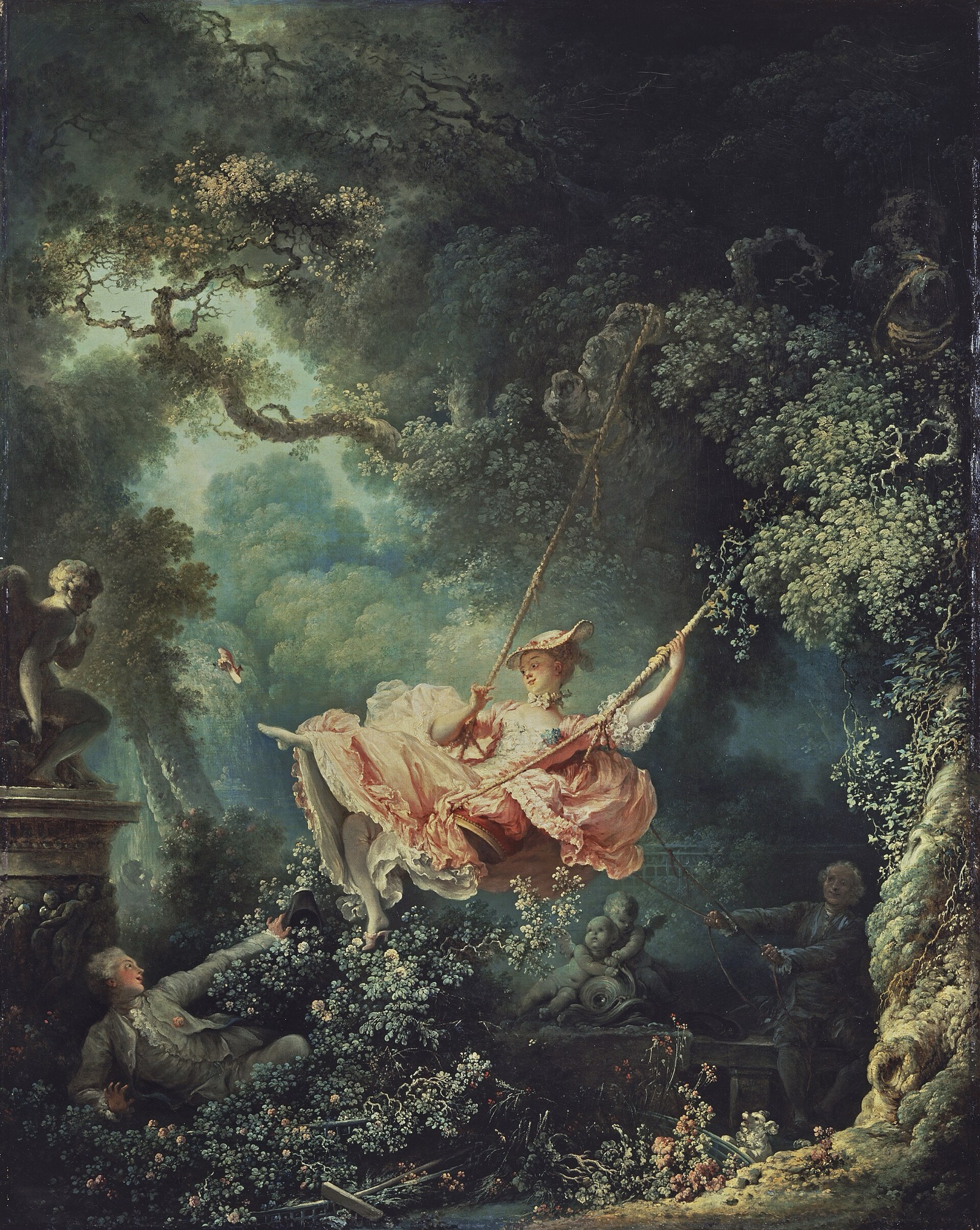 Jean-Honoré Fragonard, The Swing, 1767–1768.
