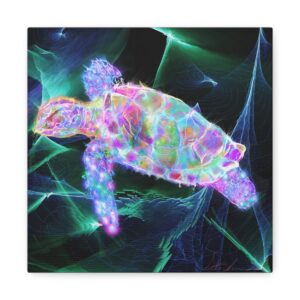 A Sea Turtle's Transcendence | Stretched Canvas