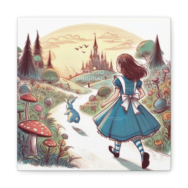 Alice: Dawn of the Rabbit's Trail | Stretched Canvas