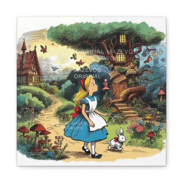 Alice: Follow the Rabbit | Stretched Canvas