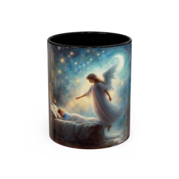 Angel Praying Over Boy | Mazevoo Original | Coffee Mug