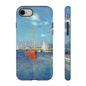 Argenteuil - Red Boats Phone Case (1875) | Oscar Claude Monet Phone Case | Mazevoo Tough Case