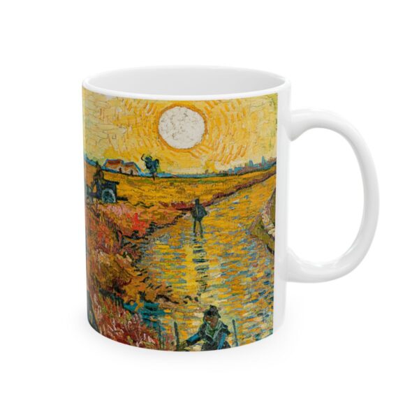 Red Vineyard at Arles Mug (1888) | Van Gogh Coffee Mug | Drinkware Classic Mug - Image 4