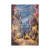 Beauty and the Beast Wall Art Canvas Print | The Beauty and The Beast Gift | Beauty and the Beast Poster