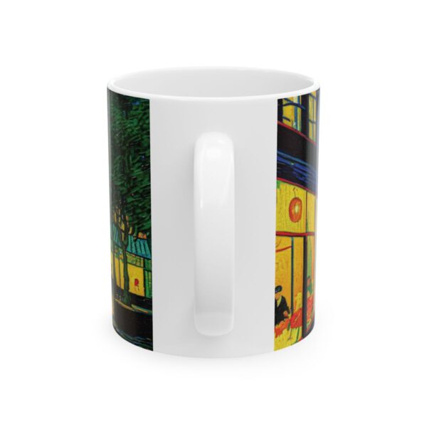 Cafe Terrace at Night Mug (1888) | Vincent Van Gogh Coffee Mug | 11 oz Ceramic - Image 2