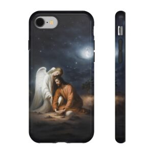 Christ in Gethsemane with Angel | Mazevoo Original | Phone Case
