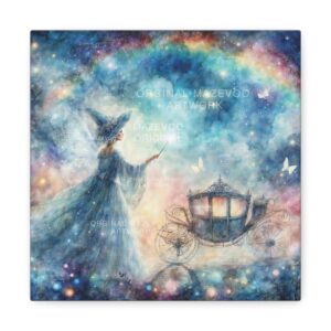 Cinderella : A Fairy godmother's Touch | Stretched Canvas