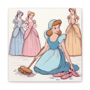 Cinderella: Enchanted Servitude | Stretched Canvas