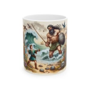 David Vs Goliath Mug | Mazevoo Orginal | Coffee Mug