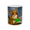 Dogs Playing Poker Mug | Cassius Marcellus Coolidge Mug | Famous Painting Mug | Classic Vintage Artwork | Handmade Mug Drinkware Cup Art