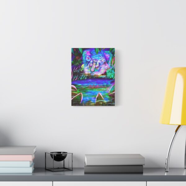 Feline Wonderland | Stretched Canvas - Image 3