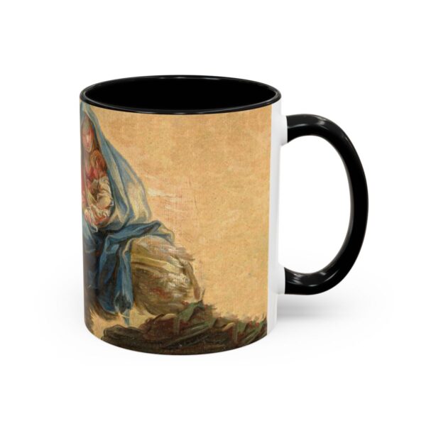 Flight To Egypt | Beautiful Christian Mug Cup | Baby Jesus Mug Drinkware | Mary Joseph Catholic Mug Gift Handmade Coffee Mug 11 oz Ceramic - Image 2