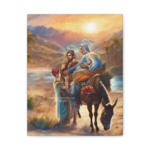 Flight To Egypt Canvas