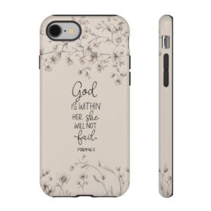 God Is within Her Phone Case | Mazevoo Original | Tough Case