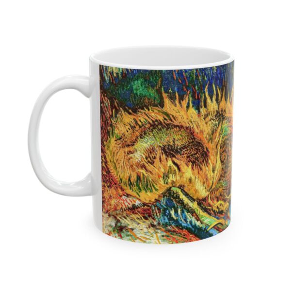 Four Sunflowers Gone to Seed (1887) | Van Gogh Mug - Image 3