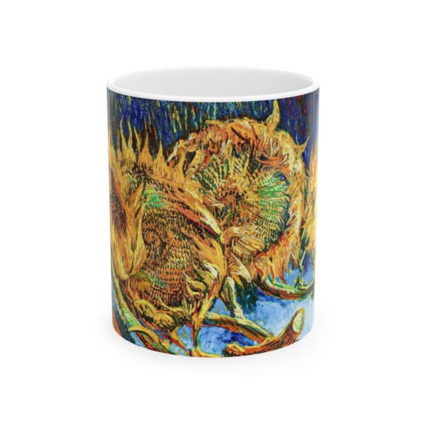 Four Sunflowers Gone to Seed (1887) | Van Gogh Mug