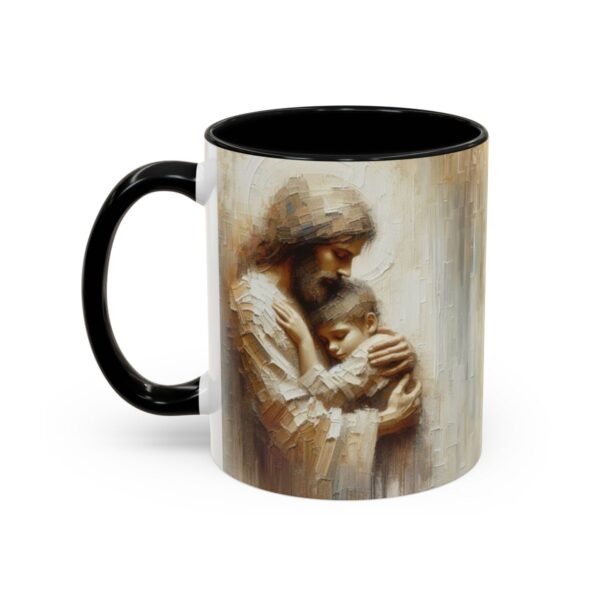 Jesus Embracing Boy Mug | Coffee Mug - Image 3