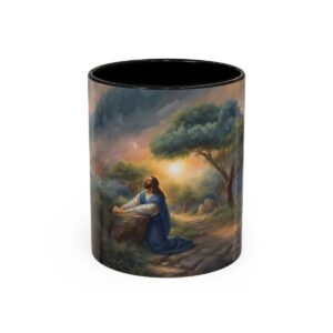 Jesus in the Garden of Gethsemane Mug | Mazevoo Original | Coffee Mug