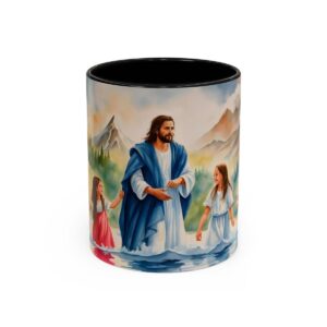 Jesus Playing with Children Mug