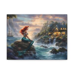 Mermaid: Tales of the Harbor | Stretched Canvas