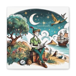 Peter Pan: Pan's Timeless Adventure | Stretched Canvas