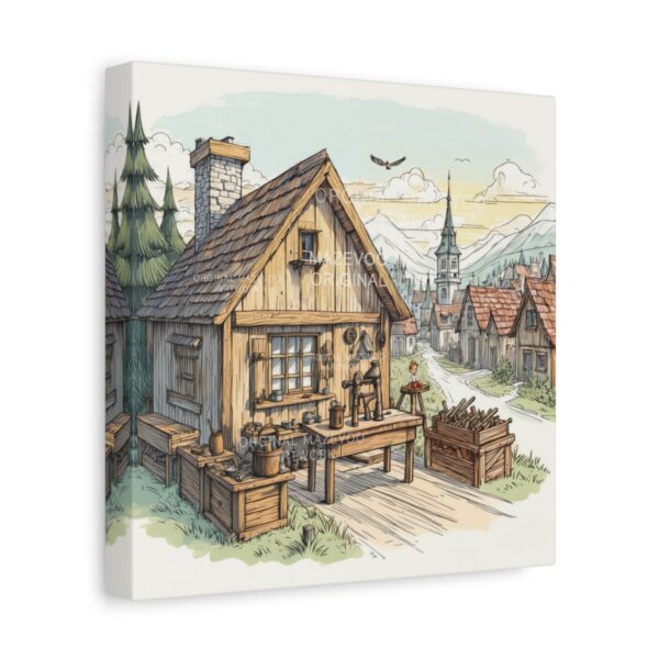 Pinocchio:  Artisan Village | Stretched Canvas - Image 2