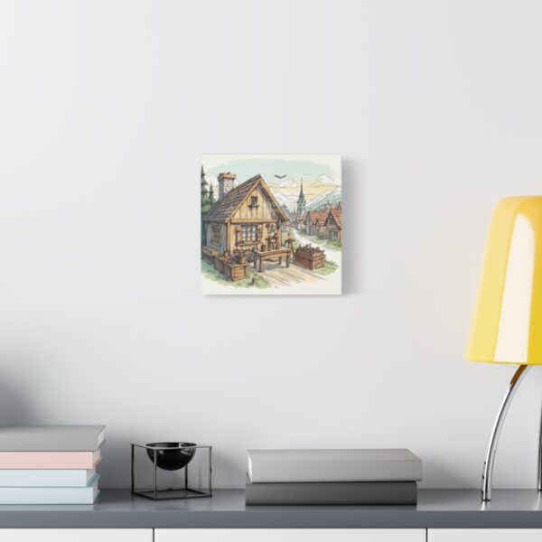 Pinocchio:  Artisan Village | Stretched Canvas - Image 3