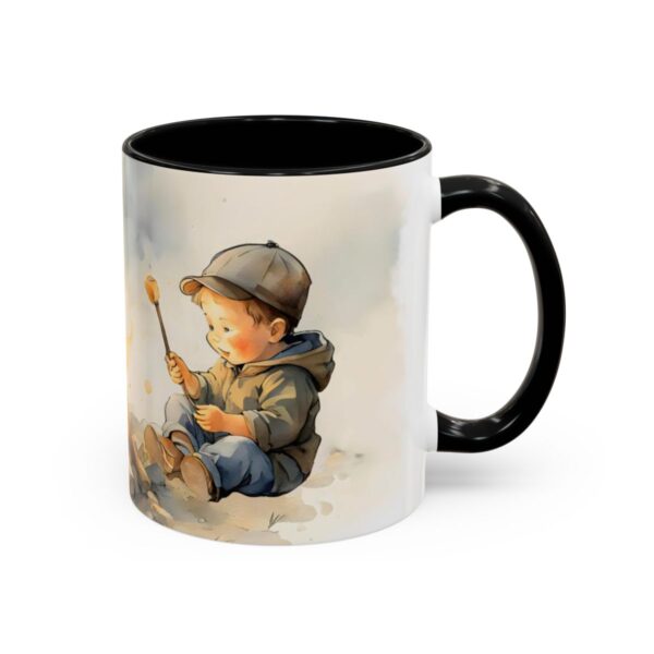 Pooh Bear Roasting Marshmallows Mug - Image 2