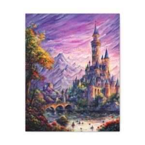 Rapunzel: Royal Castle Retreat | Stretched Canvas