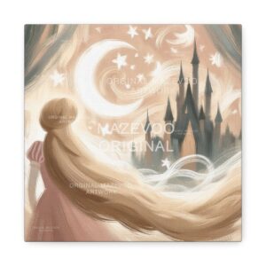 Rapunzel: Stardust Braids | Stretched Canvas
