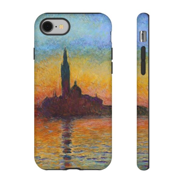 San Giorgio Maggiore at Dusk Phone Case (1908) | Oscar Claude Monet Phone Case | Mazevoo Tough Case - Image 2