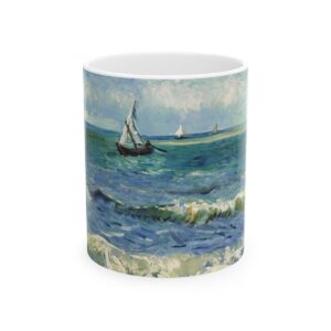 Seascape near Les Saintes-Maries-de-la-Me | Van Gogh Coffee Mug | Van Gogh Mug | Van Gogh Gifts |  Van Gogh Mug Set