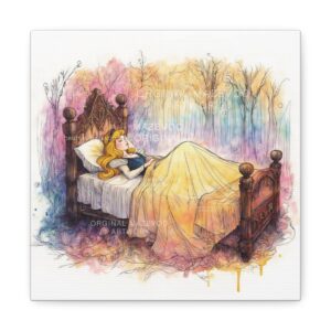 Sleeping Beauty: Royal Forest | Stretched Canvas