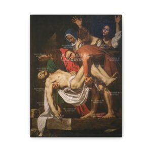 The Entombment of Christ Canvas