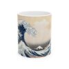 The Great Wave off Kanagawa Mug (1831) Japanese ukiyo-e artist Hokusai | The Great Wave off Kanagawa Coffee Mug Cup | 11 oz Themed ceramic