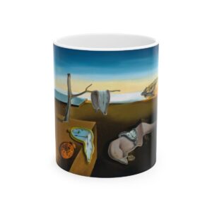 The Persistence of Memory Mug Salvador DalÃ­ Mug , Aesthetic Fine Art Drinkware 11 oz 325 ml Handmade Ceramic Famous Painting Mug Cup Gift
