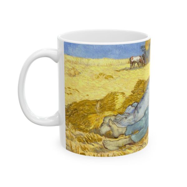 The Siesta Mug (1890) | Vincent Van Gogh Coffee Mug - Image 3