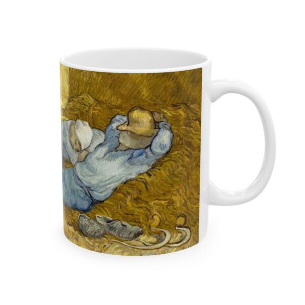 The Siesta Mug (1890) | Vincent Van Gogh Coffee Mug - Image 4