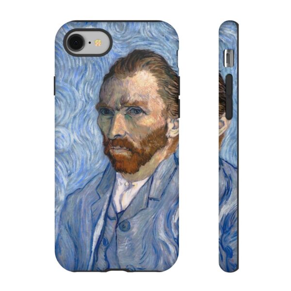 Van Gogh Self Portrait Phone Case (1889) | Vincent Van Gogh Phone Case | Mazevoo Tough Case - Image 2